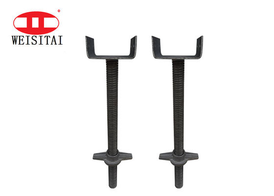 Base de gato hueco galvanizado para andamios, base de gato en U