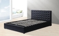 De madera sólido el cabecero copetudo cama los diseños modernos Sofa Cum Full Line Shape del estilo