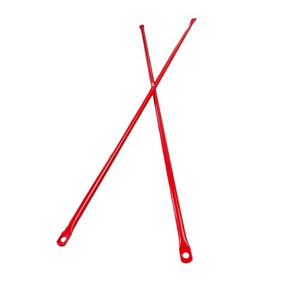 Abrazaderas cruzadas para andamios de acero galvanizado rojo de 20MM