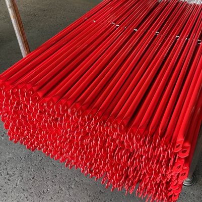 Abrazaderas cruzadas para andamios de acero galvanizado rojo de 20MM