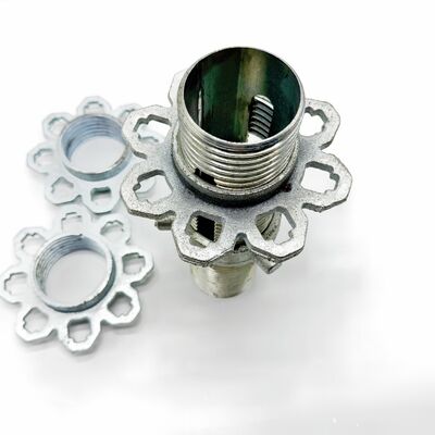 Tuerca de andamio personalizada de hierro dúctil de ingeniería de precisión para estructuras de andamios estables