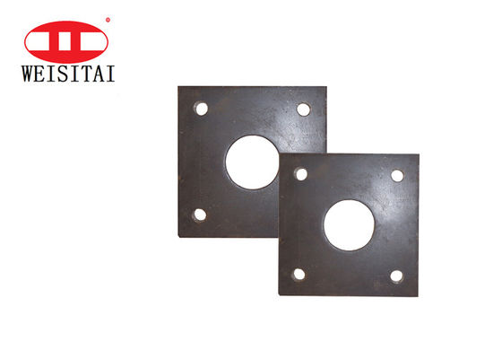120*120*8 Plata base de andamios de acero cuadrado de trabajo pesado